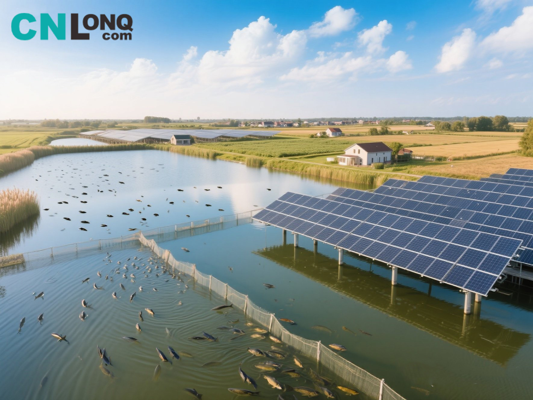 Jiangsu Rudong „Žuvininkystės ir fotovoltinės integracijos“ modelis: Saulės baterijos veislė „Auksinė žuvis“, Quintuping išėjimo vertė už akrą