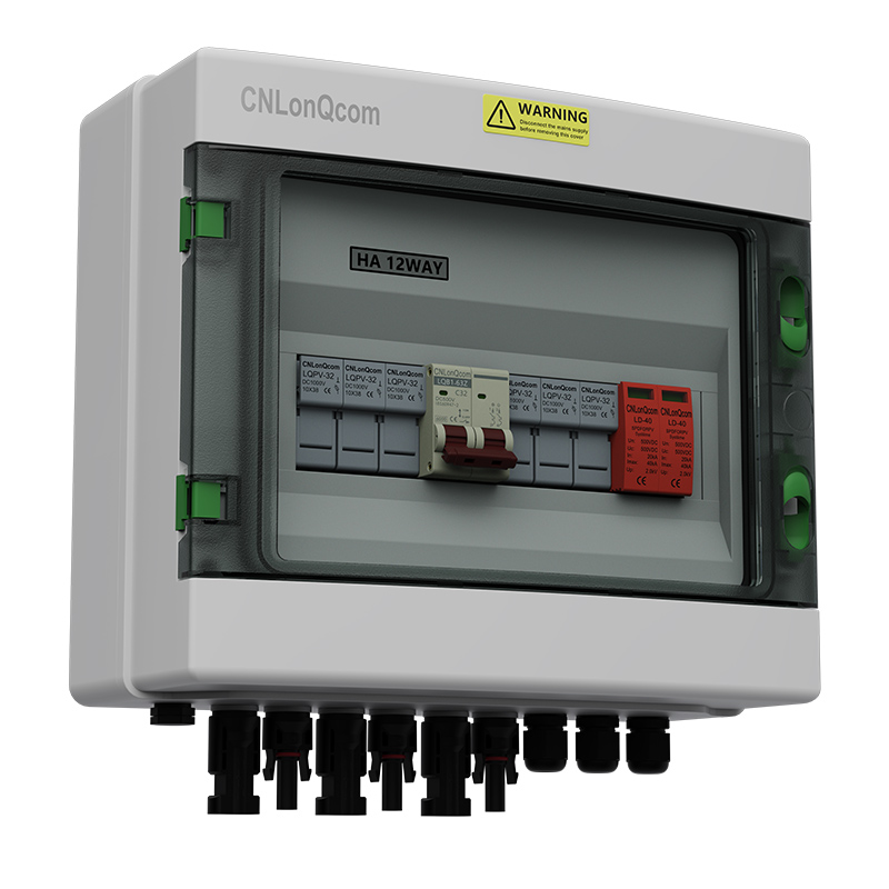 „PV Combiner“ 3 langelis 1 iš DC500V