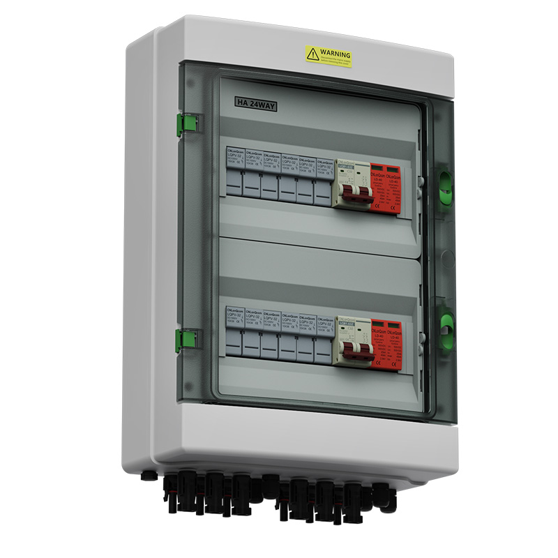 „PV Combiner“ 6 langelis iš 2 iš DC500V